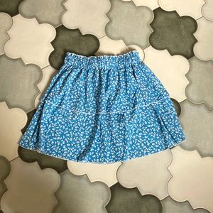 Sun skirt, large, blue and white, like new